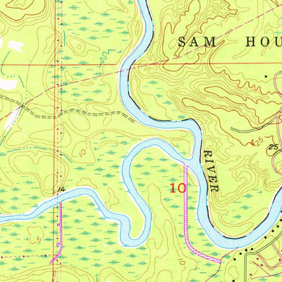 United States Geological Survey Buhler, LA (1956, 24000-Scale) digital map