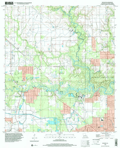 United States Geological Survey Buhler, LA (1998, 24000-Scale) digital map