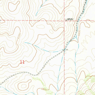 United States Geological Survey Buist, ID (1973, 24000-Scale) digital map