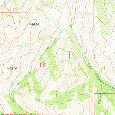 United States Geological Survey Buist, ID (1973, 24000-Scale) digital map
