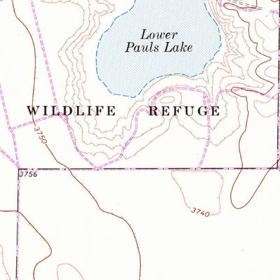 United States Geological Survey Bula, TX (1968, 24000-Scale) digital map