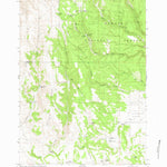 United States Geological Survey Bulger Ridge, OR (1981, 24000-Scale) digital map