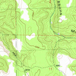 United States Geological Survey Bulger Ridge, OR (1981, 24000-Scale) digital map