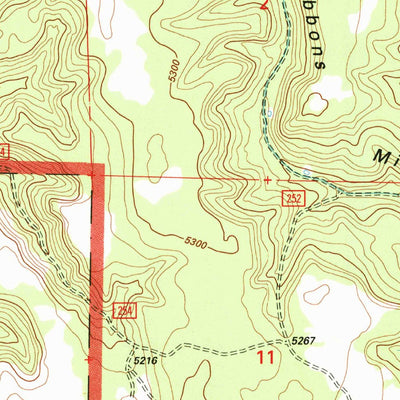 United States Geological Survey Bulger Ridge, OR (1992, 24000-Scale) digital map