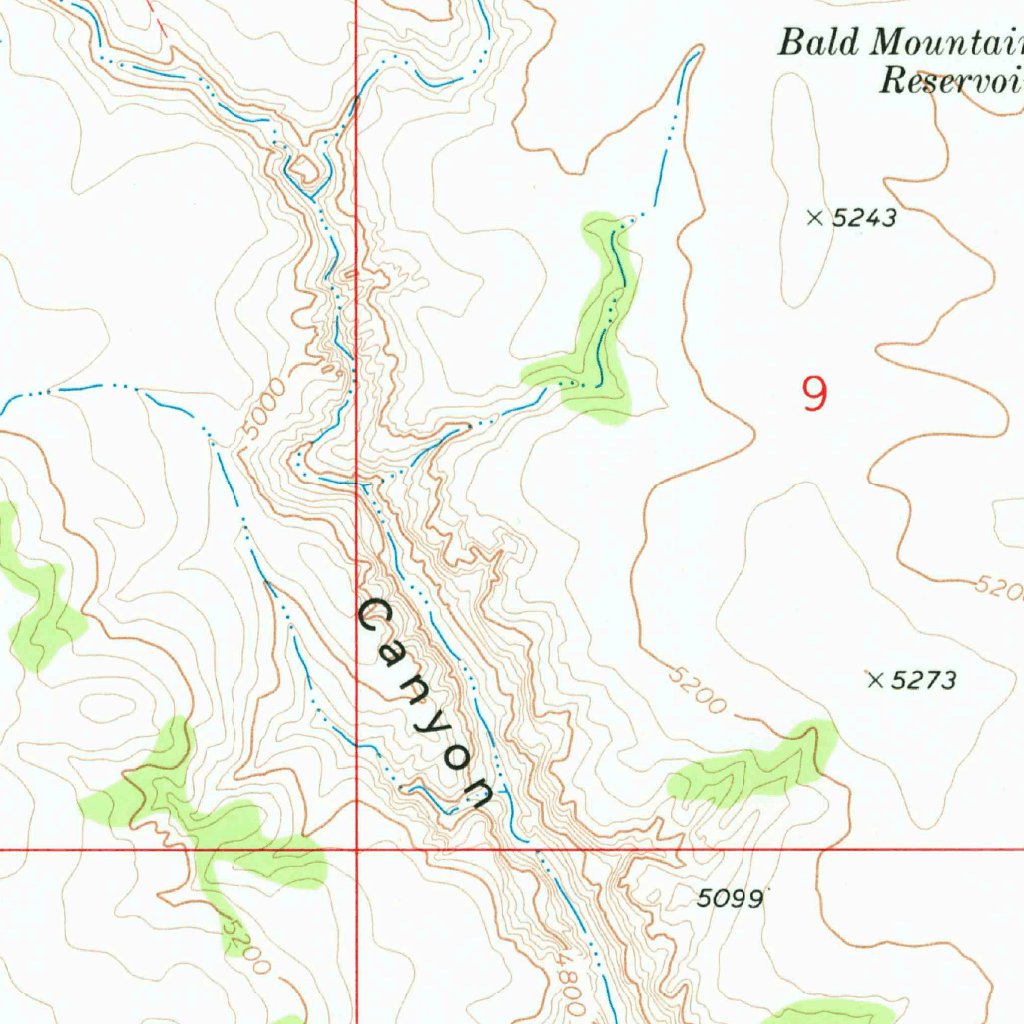 Bull Basin Camp, ID (1977, 24000-Scale) Map by United States Geological ...