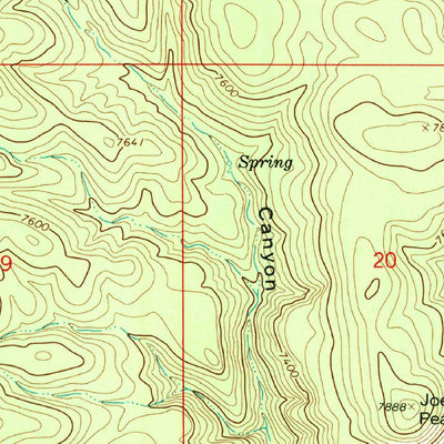 United States Geological Survey Bull Basin, NM (1965, 24000-Scale) digital map