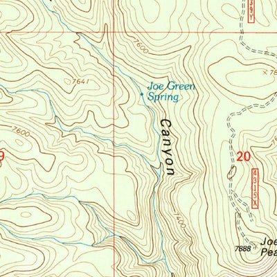 United States Geological Survey Bull Basin, NM (1999, 24000-Scale) digital map