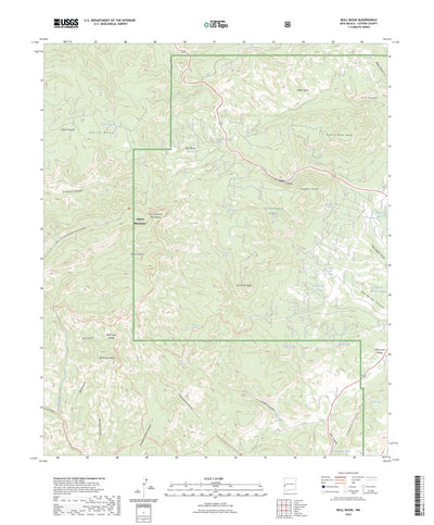 United States Geological Survey Bull Basin, NM (2023, 24000-Scale) digital map