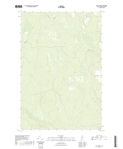 United States Geological Survey Bull Brook, ME (2021, 24000-Scale) digital map