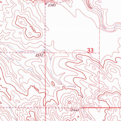 United States Geological Survey Bull Butte, ND-MT (1974, 24000-Scale) digital map