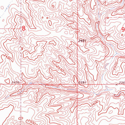 United States Geological Survey Bull Butte, ND-MT (1974, 24000-Scale) digital map