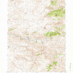 United States Geological Survey Bull Camp Peak, WY (1955, 24000-Scale) digital map
