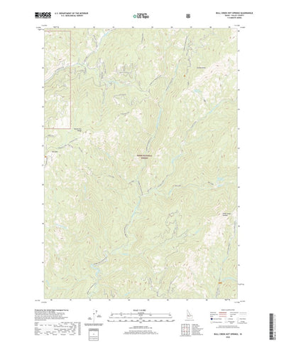 United States Geological Survey Bull Creek Hot Springs, ID (2020, 24000-Scale) digital map