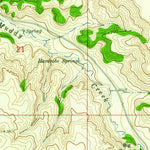 United States Geological Survey Bull Creek Lookout, MT (1958, 24000-Scale) digital map
