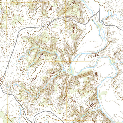 United States Geological Survey Bull Creek, OK (2022, 24000-Scale) digital map
