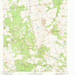 United States Geological Survey Bull Creek, TX (1969, 24000-Scale) digital map