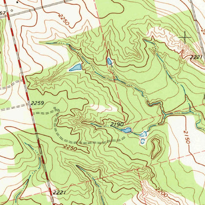 United States Geological Survey Bull Creek, TX (1969, 24000-Scale) digital map