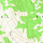 United States Geological Survey Bull Creek, WY (1965, 24000-Scale) digital map