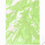 United States Geological Survey Bull Elk Park, WY (1964, 24000-Scale) digital map