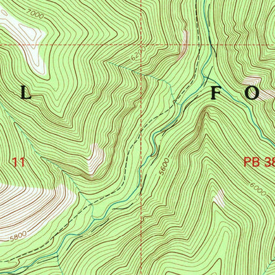 United States Geological Survey Bull Elk Park, WY (1993, 24000-Scale) digital map
