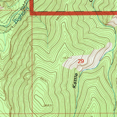 United States Geological Survey Bull Elk Park, WY (1993, 24000-Scale) digital map