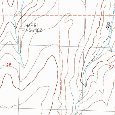 United States Geological Survey Bull Flat, CA (1988, 24000-Scale) digital map