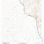 United States Geological Survey Bull Hollow Tank, TX (1984, 24000-Scale) digital map