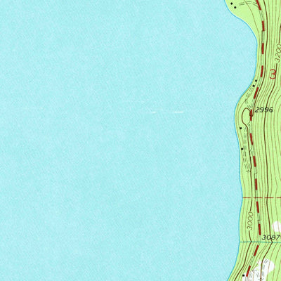 United States Geological Survey Bull Island, MT (1964, 24000-Scale) digital map