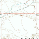 United States Geological Survey Bull Lake East, WY (1951, 24000-Scale) digital map