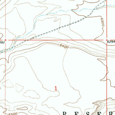 United States Geological Survey Bull Lake East, WY (1951, 24000-Scale) digital map
