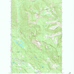 United States Geological Survey Bull Lake, MT (1966, 24000-Scale) digital map