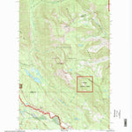 United States Geological Survey Bull Lake, MT (1997, 24000-Scale) digital map