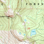 United States Geological Survey Bull Lake, MT (1997, 24000-Scale) digital map