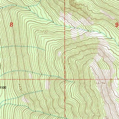 United States Geological Survey Bull Lake, MT (1997, 24000-Scale) digital map