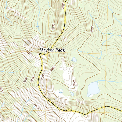 United States Geological Survey Bull Lake, MT (2020, 24000-Scale) digital map