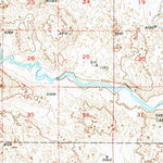 United States Geological Survey Bull Lake, NE (1951, 62500-Scale) digital map
