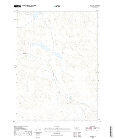 United States Geological Survey Bull Lake, NE (2021, 24000-Scale) digital map