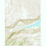 United States Geological Survey Bull Lake West, WY (1952, 24000-Scale) digital map