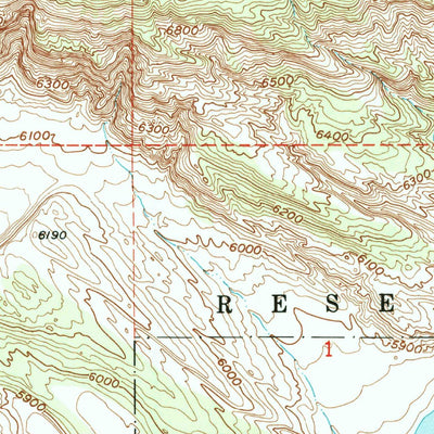 United States Geological Survey Bull Lake West, WY (1952, 24000-Scale) digital map