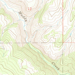United States Geological Survey Bull Mountain, CO (1963, 24000-Scale) digital map