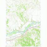 United States Geological Survey Bull Mountain, MT (1967, 24000-Scale) digital map
