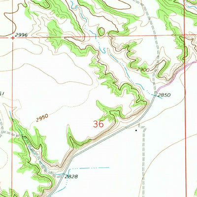 United States Geological Survey Bull Mountain, MT (1967, 24000-Scale) digital map