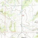 United States Geological Survey Bull Mountain NW, MT (1980, 24000-Scale) digital map