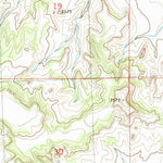 United States Geological Survey Bull Mountain NW, MT (1980, 24000-Scale) digital map