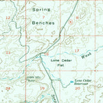United States Geological Survey Bull Mountain, UT (1952, 62500-Scale) digital map