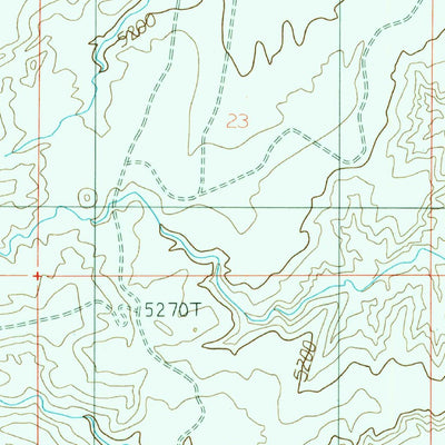 United States Geological Survey Bull Mountain, UT (1988, 24000-Scale) digital map