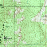 United States Geological Survey Bull Mountain, UT (1988, 24000-Scale) digital map