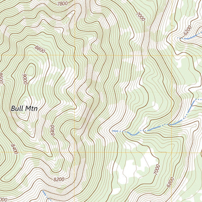 United States Geological Survey Bull Mountain, UT (2023, 24000-Scale) digital map