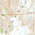 United States Geological Survey Bull Mountain, WY (1952, 24000-Scale) digital map