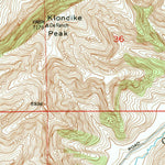 United States Geological Survey Bull Mountain, WY (1952, 24000-Scale) digital map